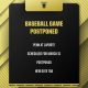 Baseball game postponed: Penn at Laporte scheduled for March 31st. New date TBA.