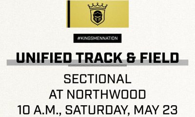 Unified track & field sectional at northwood high school, 9 am - 12 pm, may 23, 2022.