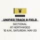 Unified track & field sectional at northwood high school, 9 am - 12 pm, may 23, 2022.