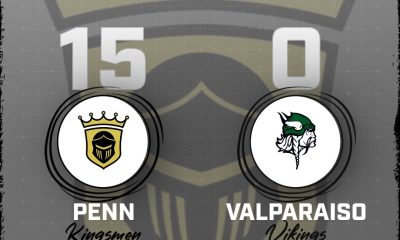 Scoreboard graphic for Penn flag football