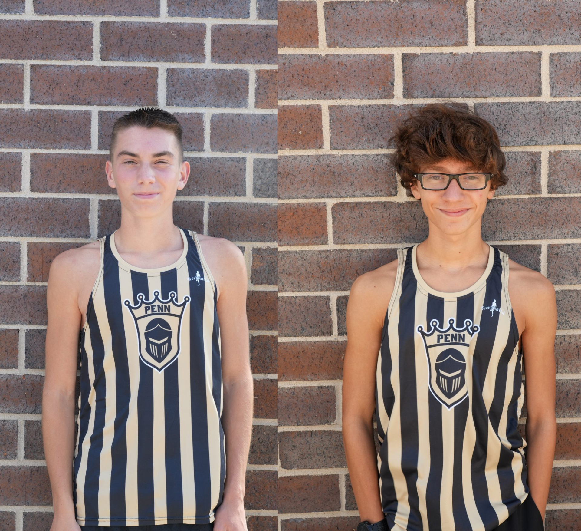 Brody Lederer standing next to Ethan Schafer