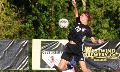 Soccer action.