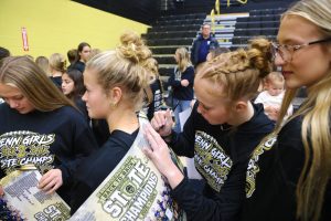 Penn High School celebrated its 2026 Flag Football State Champions.